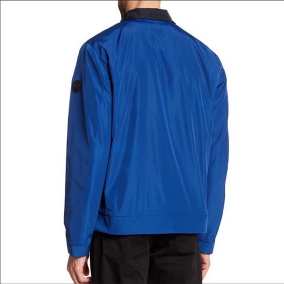 Black Friday / Cyber Monday MK Contrast Collar Rain Jacket New With Tag Size XL - Picture 2 of 8